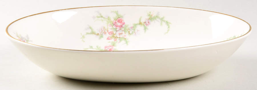 Bridal Flower 8" Oval Vegetable Bowl by Taylor, Smith & Taylor (Ts&T)-1