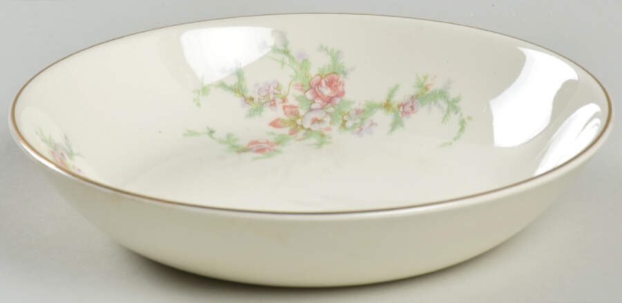 Bridal Flower Coupe Cereal Bowl by Taylor, Smith & Taylor (Ts&T)-1
