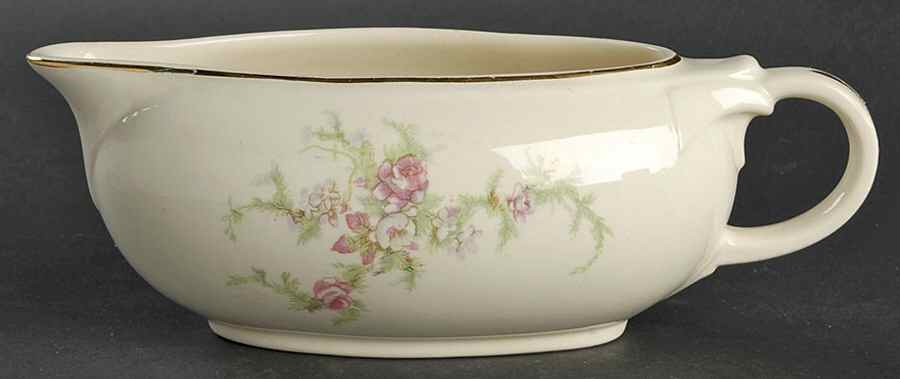 Bridal Flower Gravy Boat by Taylor, Smith & Taylor (Ts&T)-1