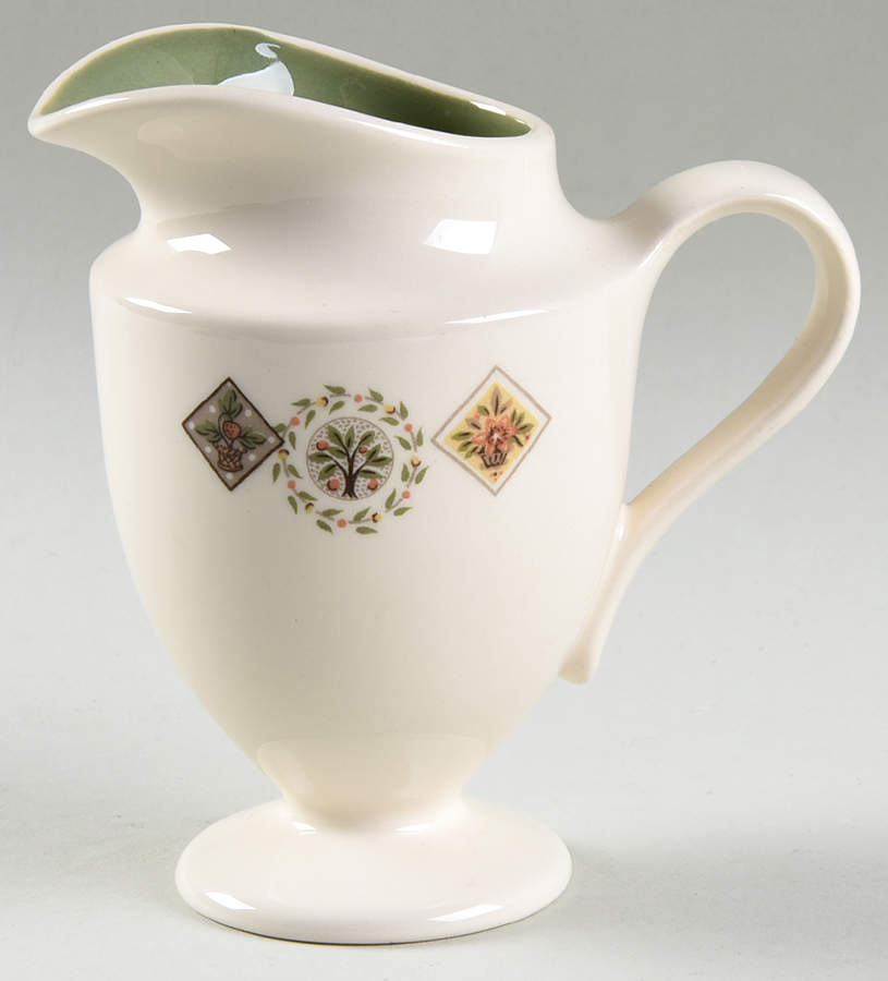 Brocatelle Footed Creamer by Taylor, Smith & Taylor (Ts&T)-1