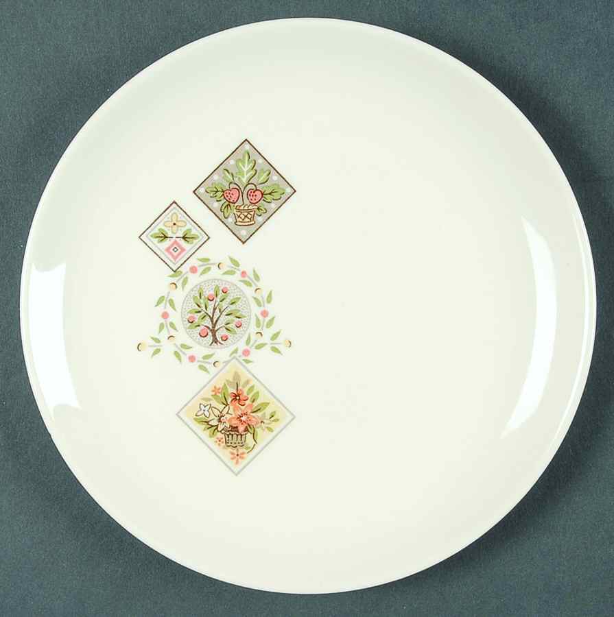 Brocatelle Bread & Butter Plate by Taylor, Smith & Taylor (Ts&T)-1