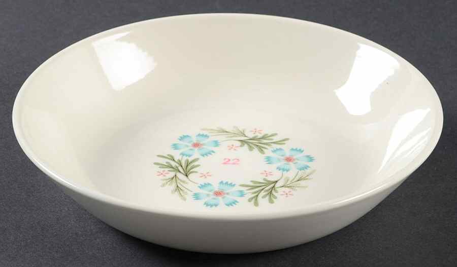 Bridal Wreath Coupe Soup Bowl by Taylor, Smith & Taylor (Ts&T)-1
