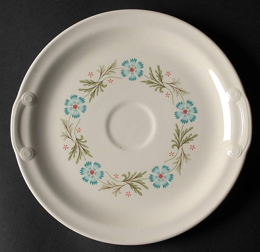 Bridal Wreath Chip Bowl/Plate for Chip & Dip Set by Taylor, Smith & Taylor (Ts&T)-1
