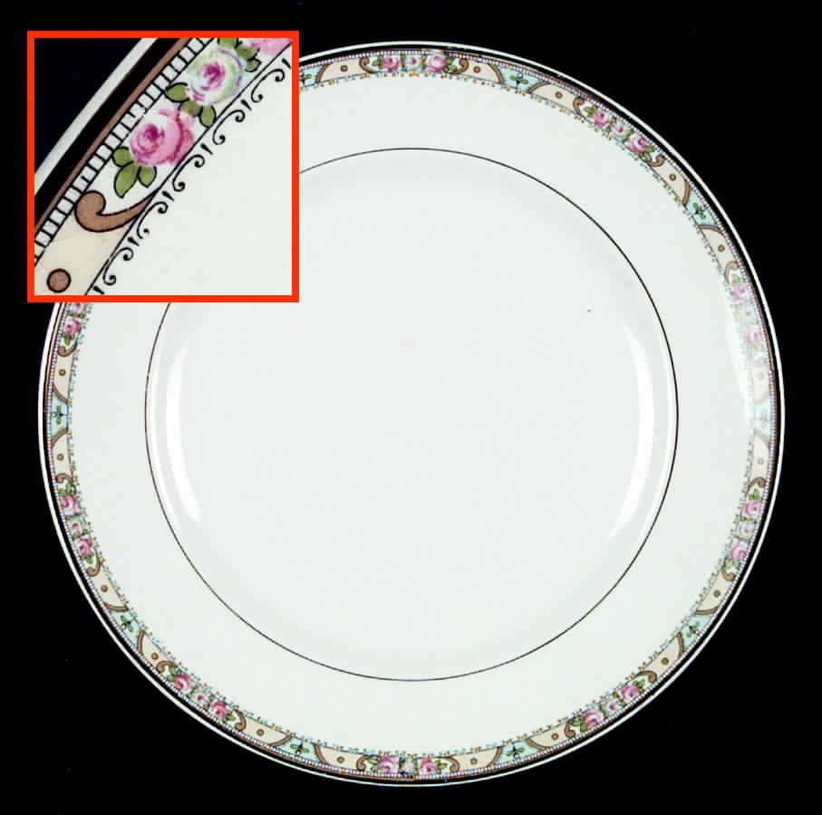 C3037 Dinner Plate by Taylor, Smith & Taylor (Ts&T)-1