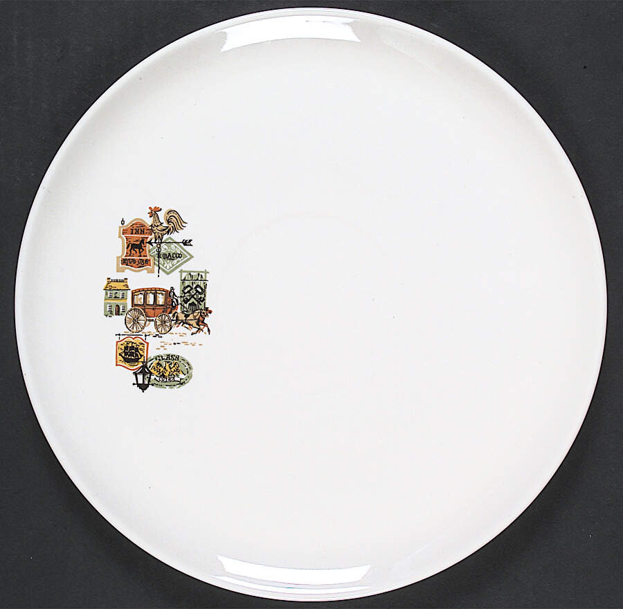 Cape Cod Chip Bowl/Plate for Chip & Dip Set by Taylor, Smith & Taylor (Ts&T)-1
