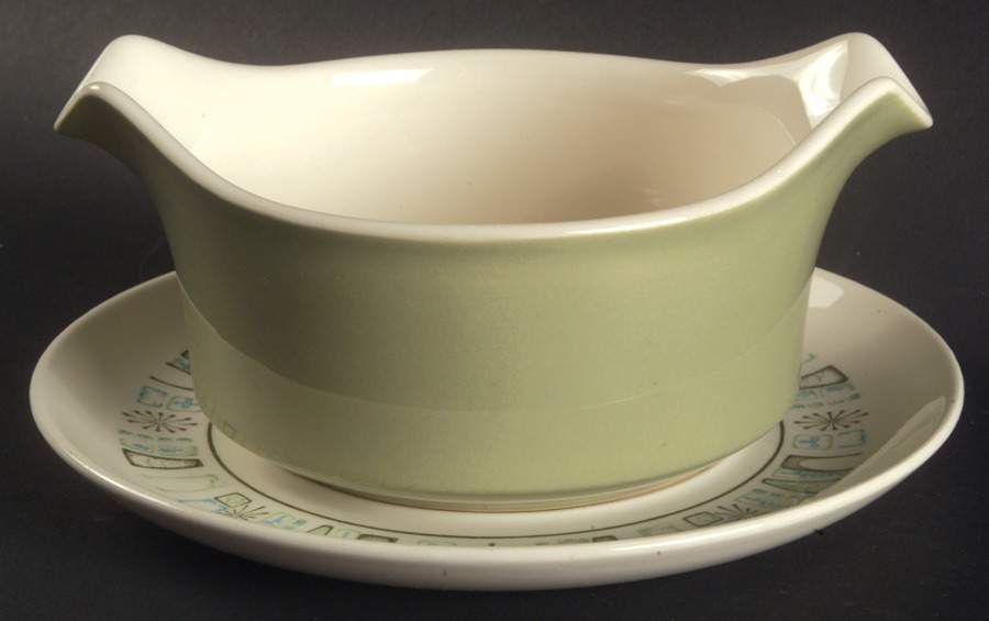 Cathay Gravy Boat & Underplate by Taylor, Smith & Taylor (Ts&T)-1