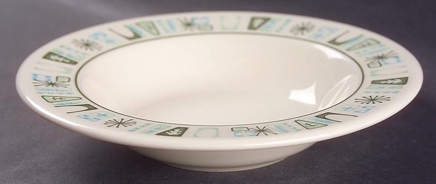 Cathay Rim Fruit/Dessert (Sauce) Bowl by Taylor, Smith & Taylor (Ts&T)-1