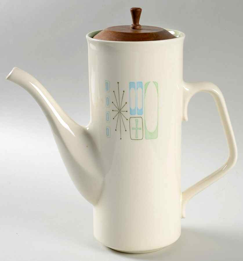 Cathay Coffee Pot & Lid by Taylor, Smith & Taylor (Ts&T)-1