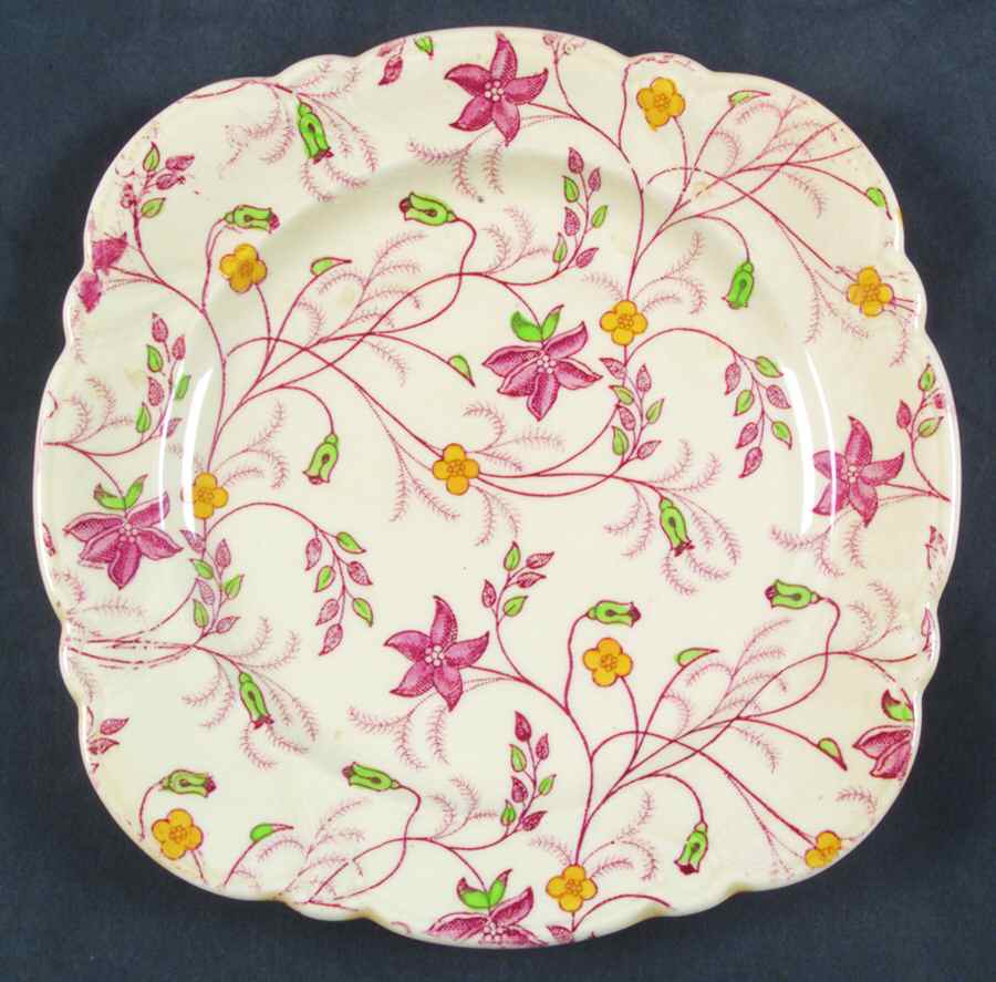Chelsea Chintz Square Dessert Plate by Taylor, Smith & Taylor (Ts&T)-1