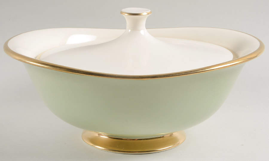 Classic Heritage Celadon Green Round Covered Vegetable by Taylor, Smith & Taylor (Ts&T)-1