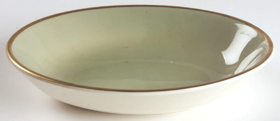 Classic Heritage Celadon Green 7" Oval Vegetable Bowl by Taylor, Smith & Taylor (Ts&T)-1