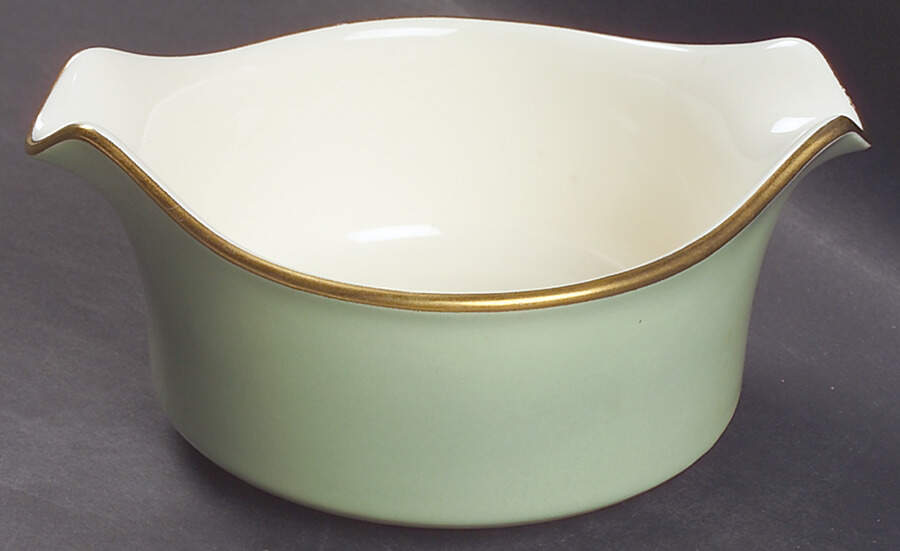 Classic Heritage Celadon Green Gravy Boat by Taylor, Smith & Taylor (Ts&T)-1