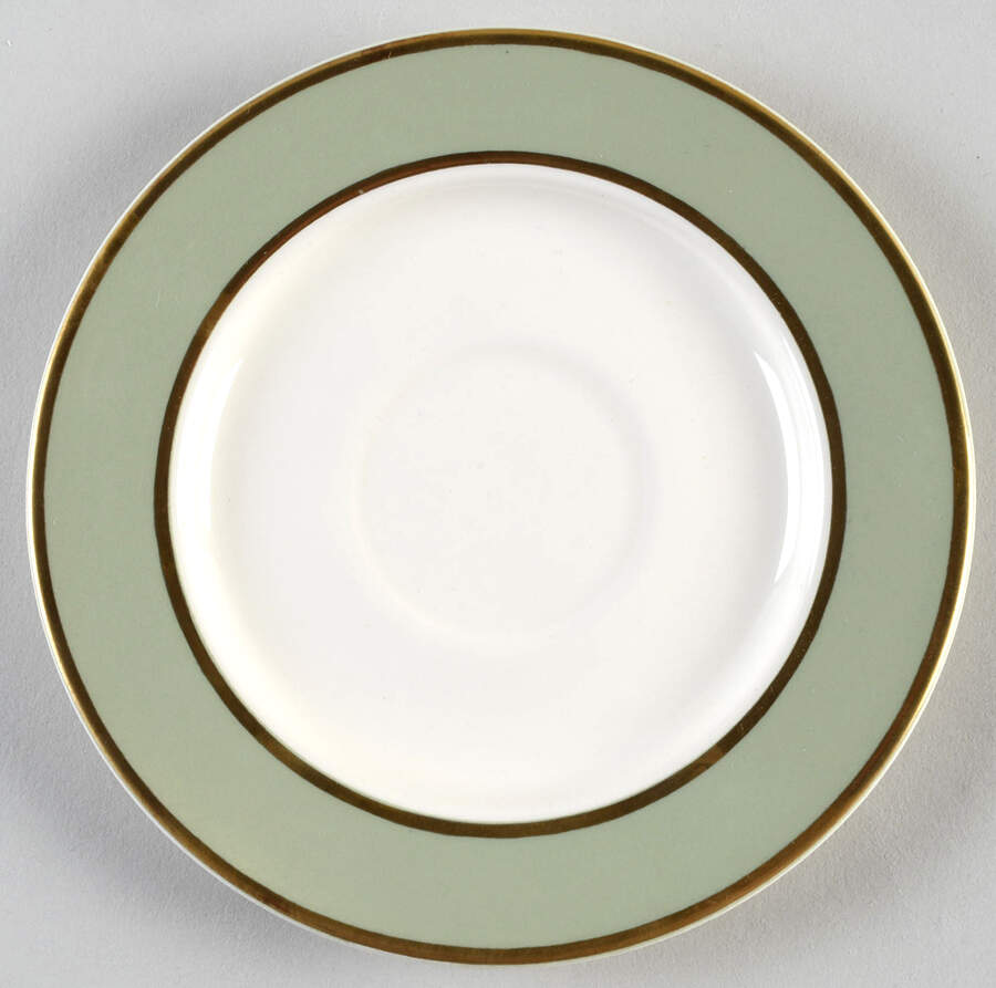 Classic Heritage Celadon Green Saucer by Taylor, Smith & Taylor (Ts&T)-1