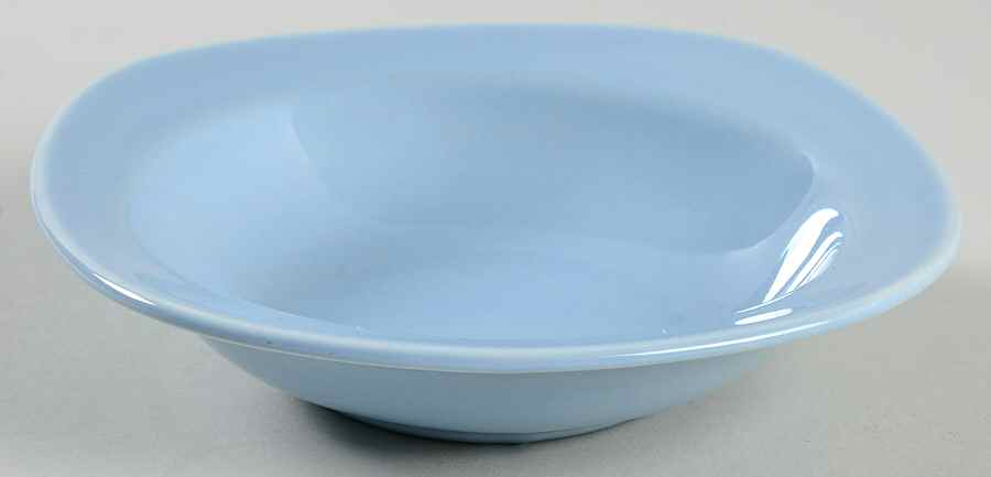 Conversation Blue Rim Fruit/Dessert (Sauce) Bowl by Taylor, Smith & Taylor (Ts&T)-1