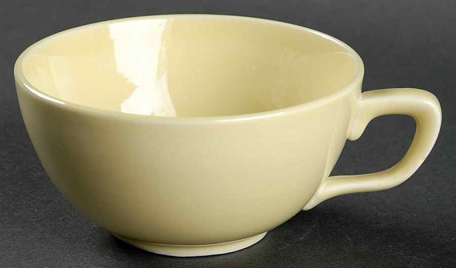 Conversation Yellow Flat Cup by Taylor, Smith & Taylor (Ts&T)-1