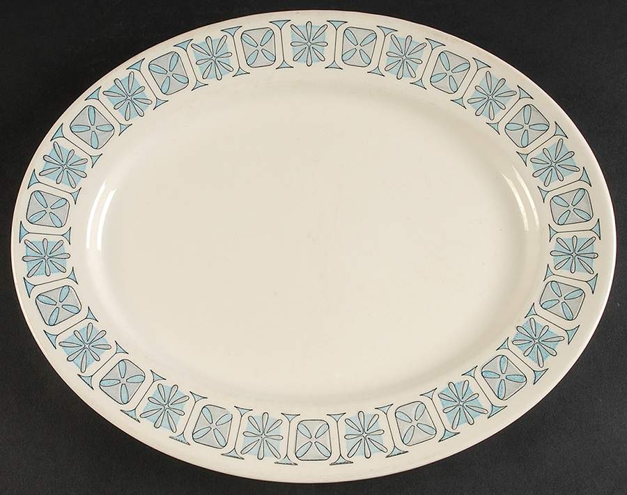 Corinthian 13" Oval Serving Platter by Taylor, Smith & Taylor (Ts&T)-1