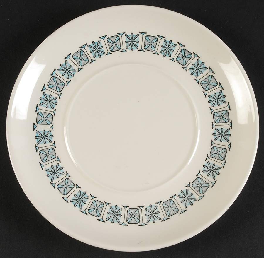 Corinthian Underplate for Gravy Boat by Taylor, Smith & Taylor (Ts&T)-1