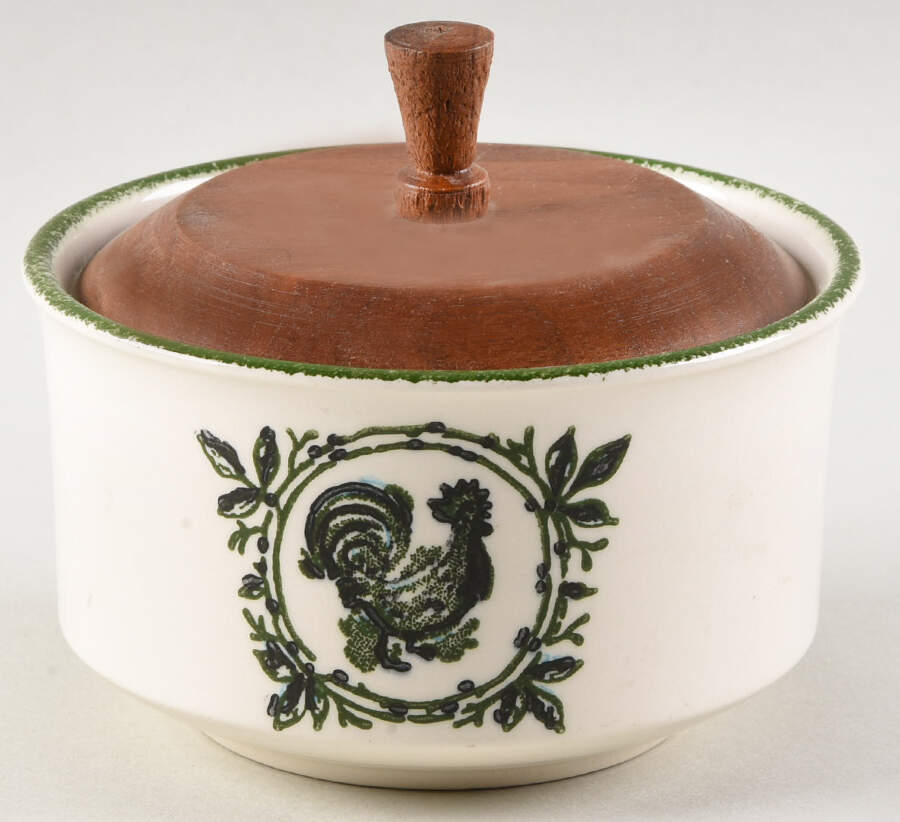 Country Store Sugar Bowl & Lid by Taylor, Smith & Taylor (Ts&T)-1