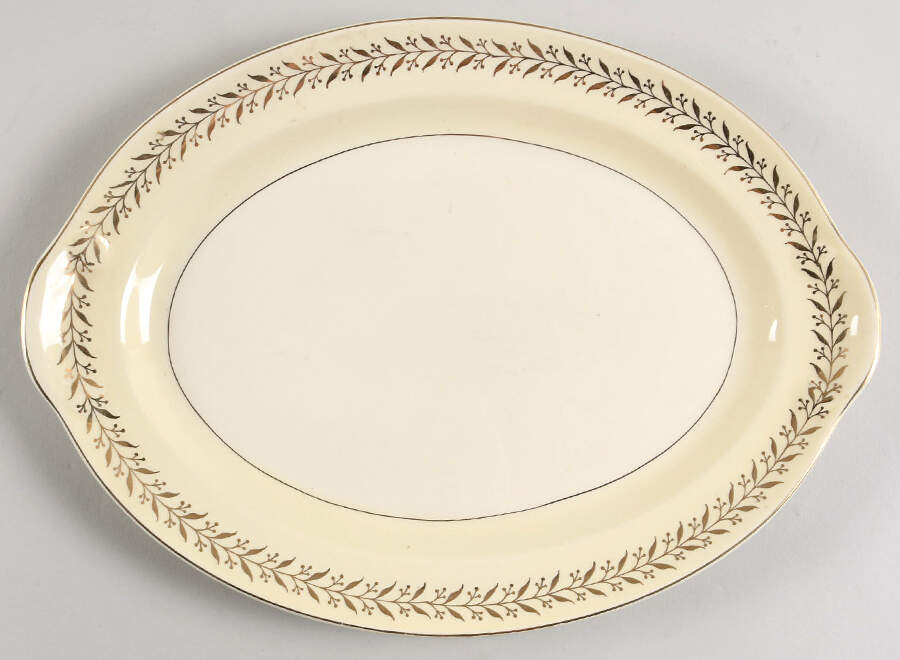 Daphne 13" Oval Serving Platter by Taylor, Smith & Taylor (Ts&T)-1