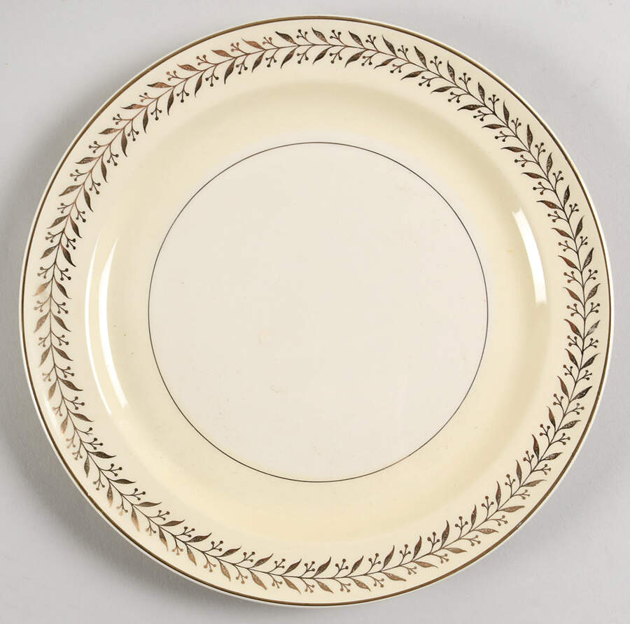 Daphne Luncheon Plate by Taylor, Smith & Taylor (Ts&T)-1