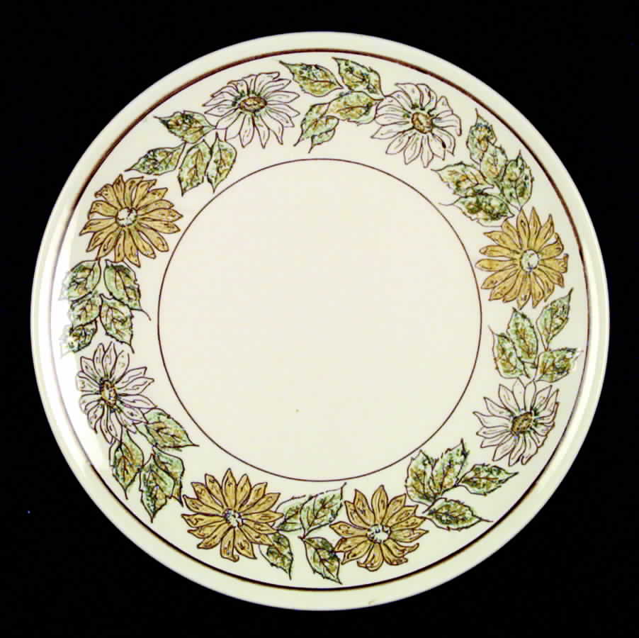 Daisy Wreath Green Dinner Plate by Taylor, Smith & Taylor (Ts&T)-1