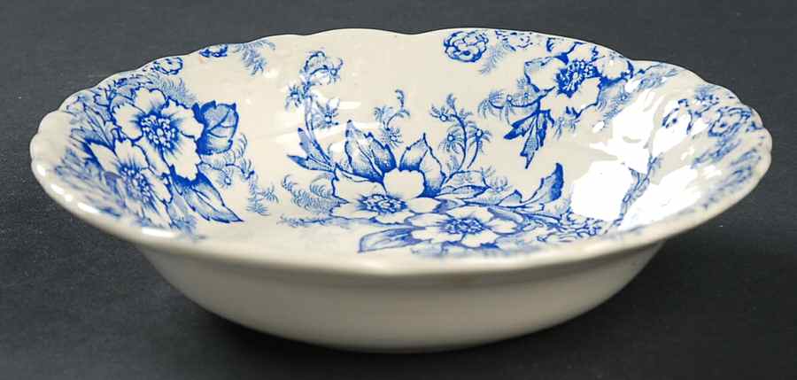 Dogwood Blue Fruit/Dessert (Sauce) Bowl by Taylor, Smith & Taylor (Ts&T)-1