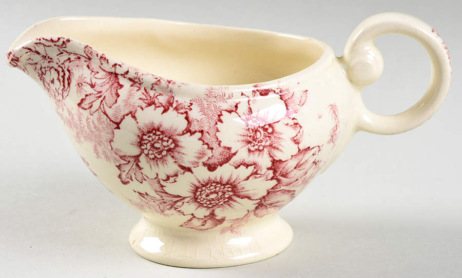 Dogwood Pink (Fairway, Cream Bkgd) Creamer by Taylor, Smith & Taylor (Ts&T)-1