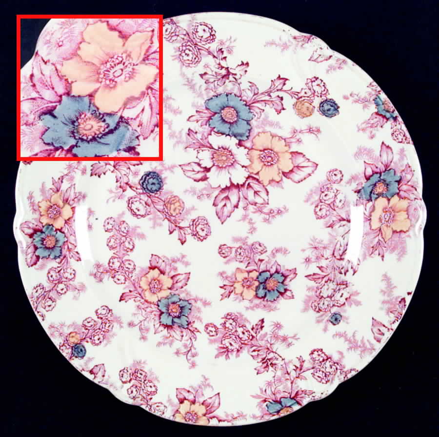 Dogwood Pink Multicolor Dinner Plate by Taylor, Smith & Taylor (Ts&T)-1