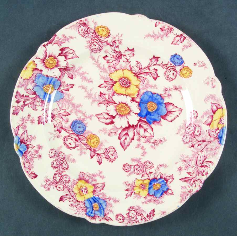 Dogwood Pink Multicolor Salad Plate by Taylor, Smith & Taylor (Ts&T)-1
