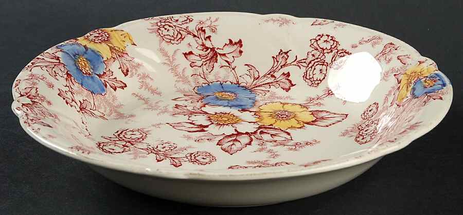Dogwood Pink Multicolor Coupe Soup Bowl by Taylor, Smith & Taylor (Ts&T)-1