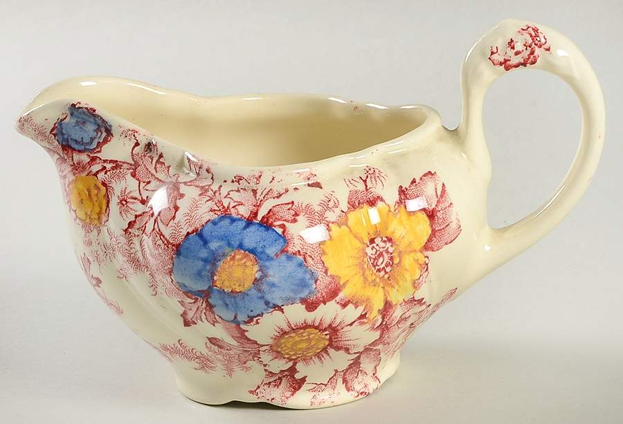 Dogwood Pink Multicolor Creamer by Taylor, Smith & Taylor (Ts&T)-1