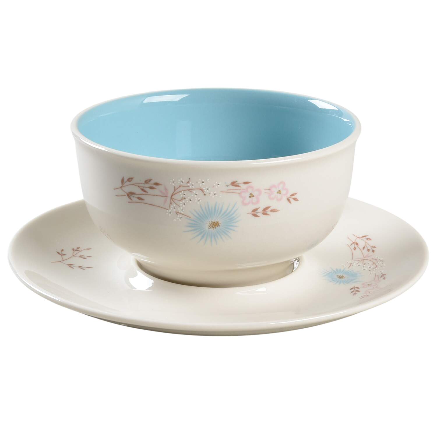 Echo Dell Gravy Boat & Underplate by Taylor, Smith & Taylor (Ts&T)-1