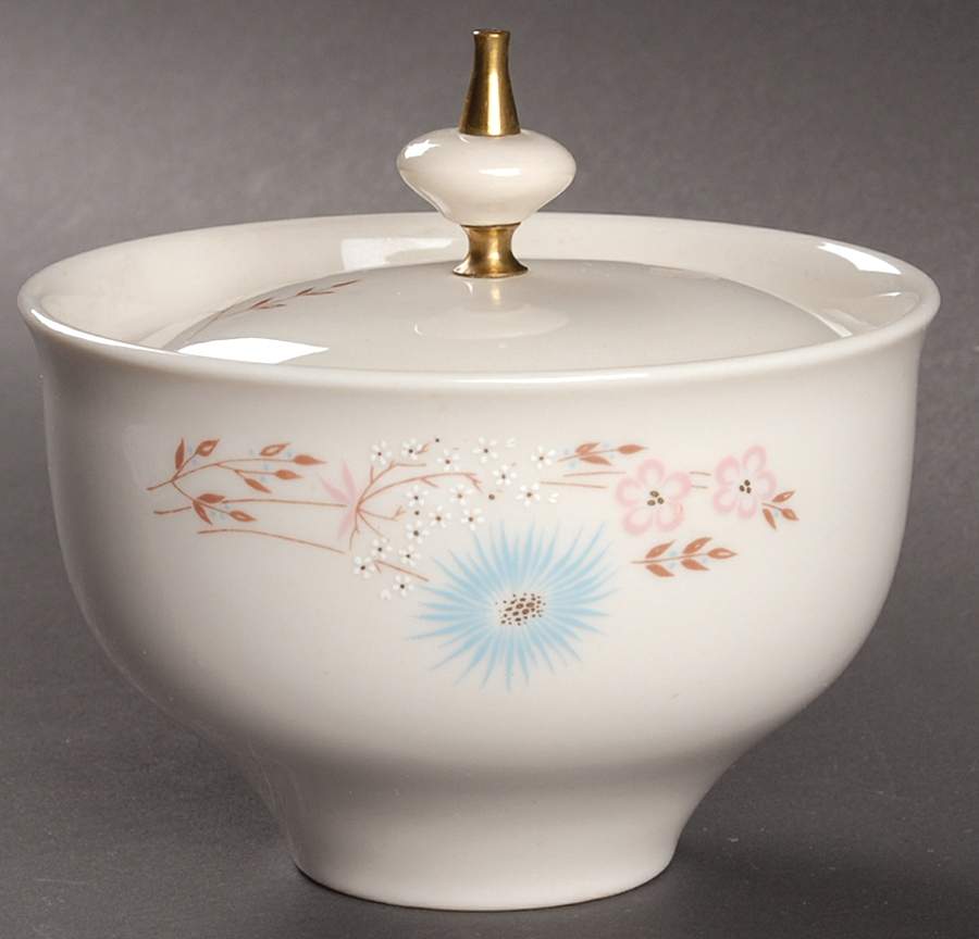 Echo Dell Sugar Bowl & Lid by Taylor, Smith & Taylor (Ts&T)-1