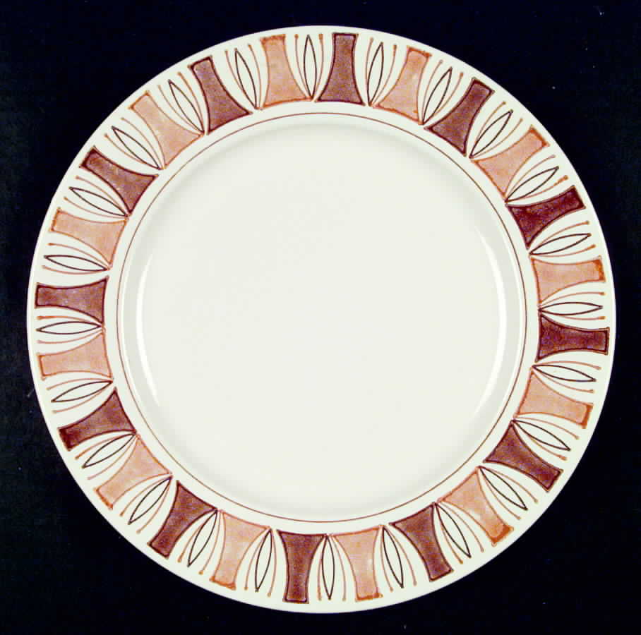 Etruscan Dinner Plate by Taylor, Smith & Taylor (Ts&T)-1