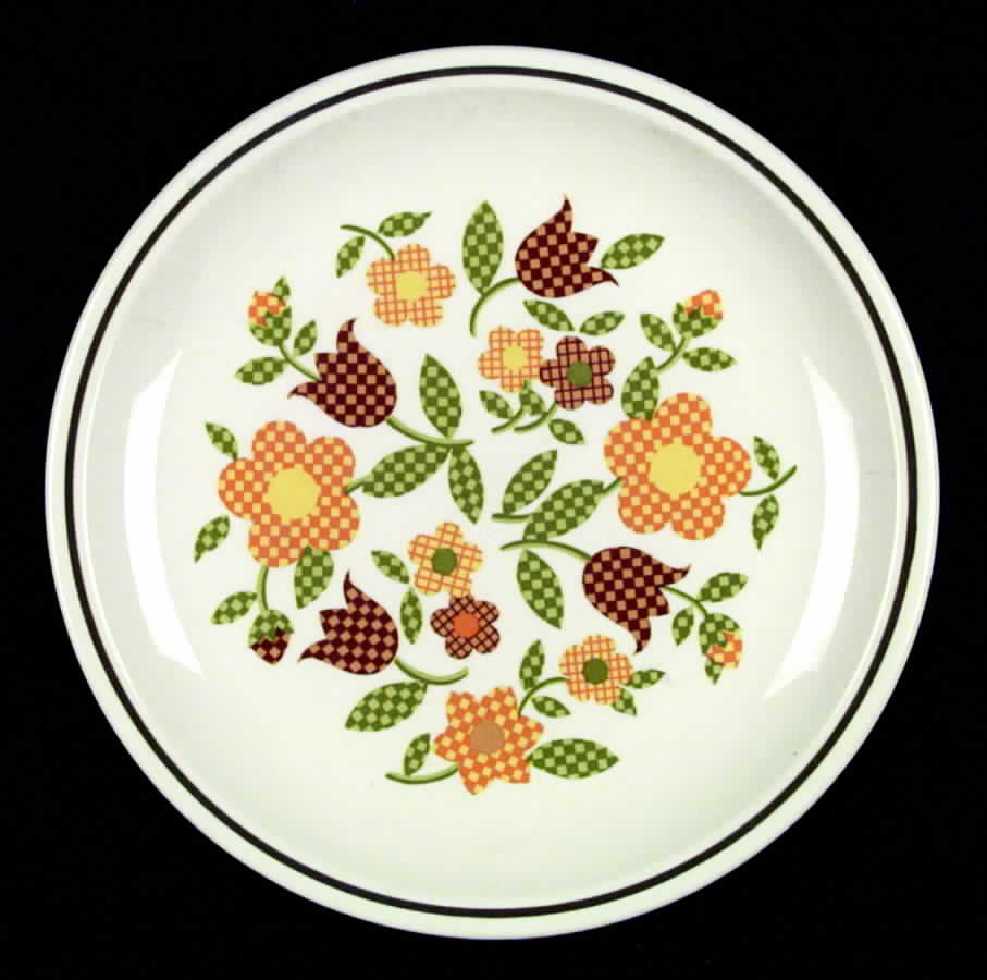 Gingham Garden Dinner Plate by Taylor, Smith & Taylor (Ts&T)-1