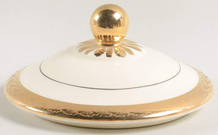 Golden Jubilee Lid for Sugar Bowl by Taylor, Smith & Taylor (Ts&T)-1