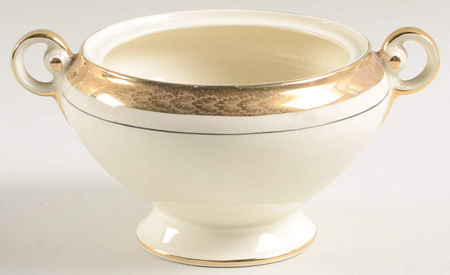 Golden Jubilee Sugar Bowl No Lid by Taylor, Smith & Taylor (Ts&T)-1