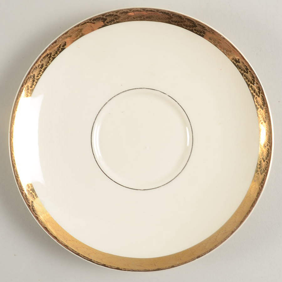 Golden Jubilee Saucer by Taylor, Smith & Taylor (Ts&T)-1