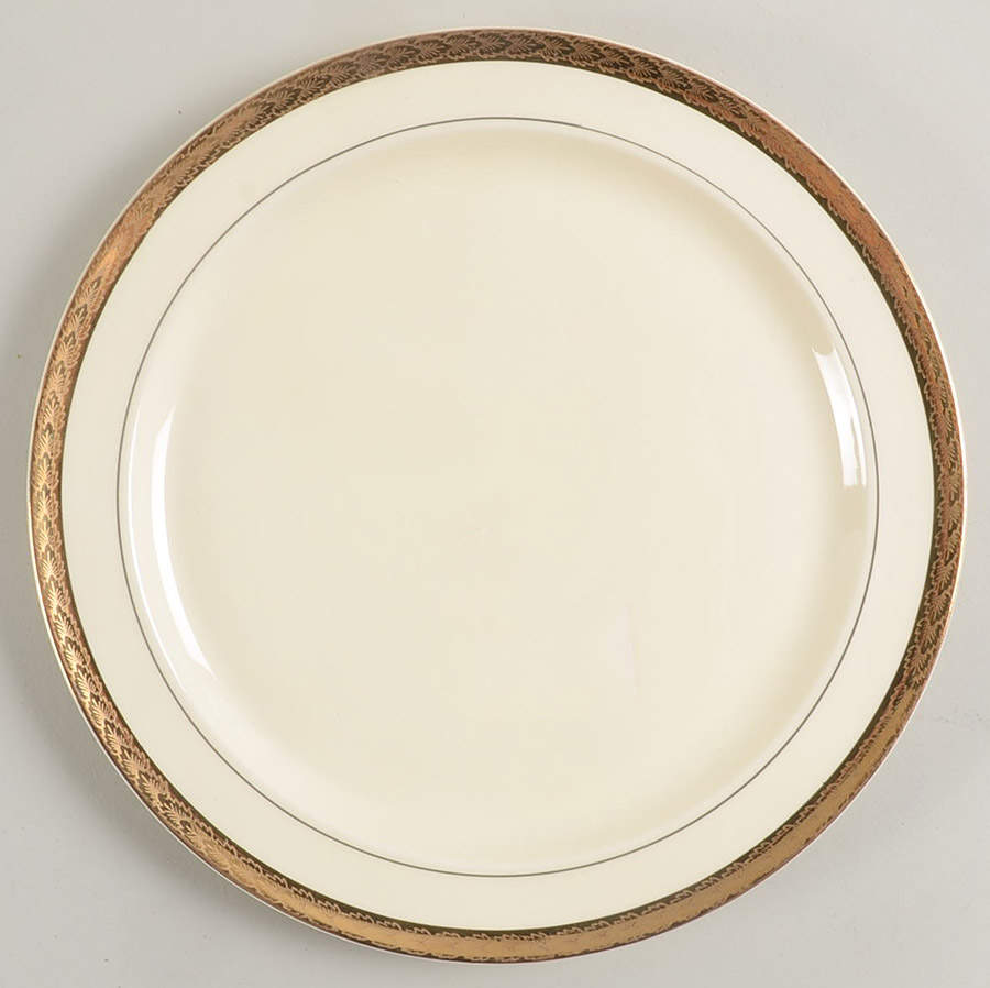 Golden Jubilee Luncheon Plate by Taylor, Smith & Taylor (Ts&T)-1
