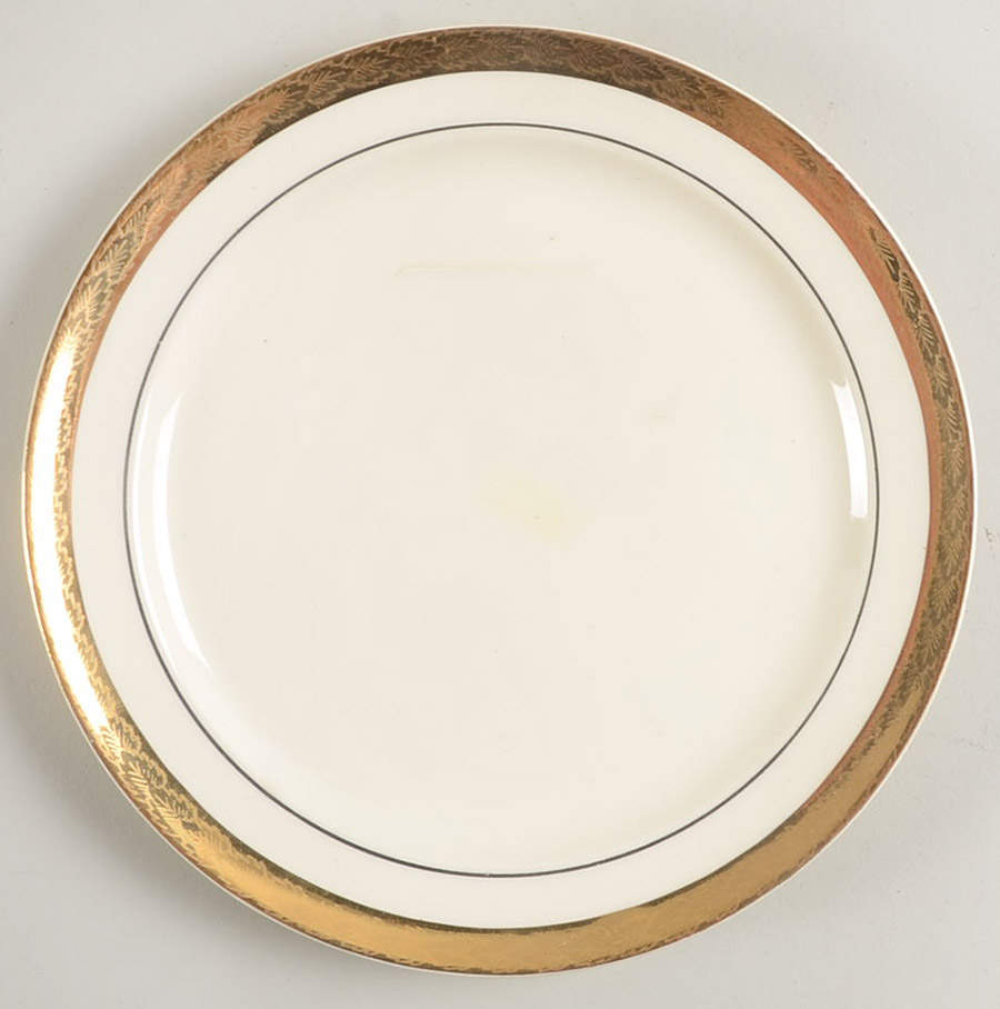 Golden Jubilee Bread & Butter Plate by Taylor, Smith & Taylor (Ts&T)-1