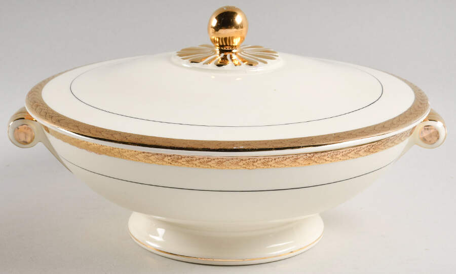 Golden Jubilee Round Covered Vegetable by Taylor, Smith & Taylor (Ts&T)-1