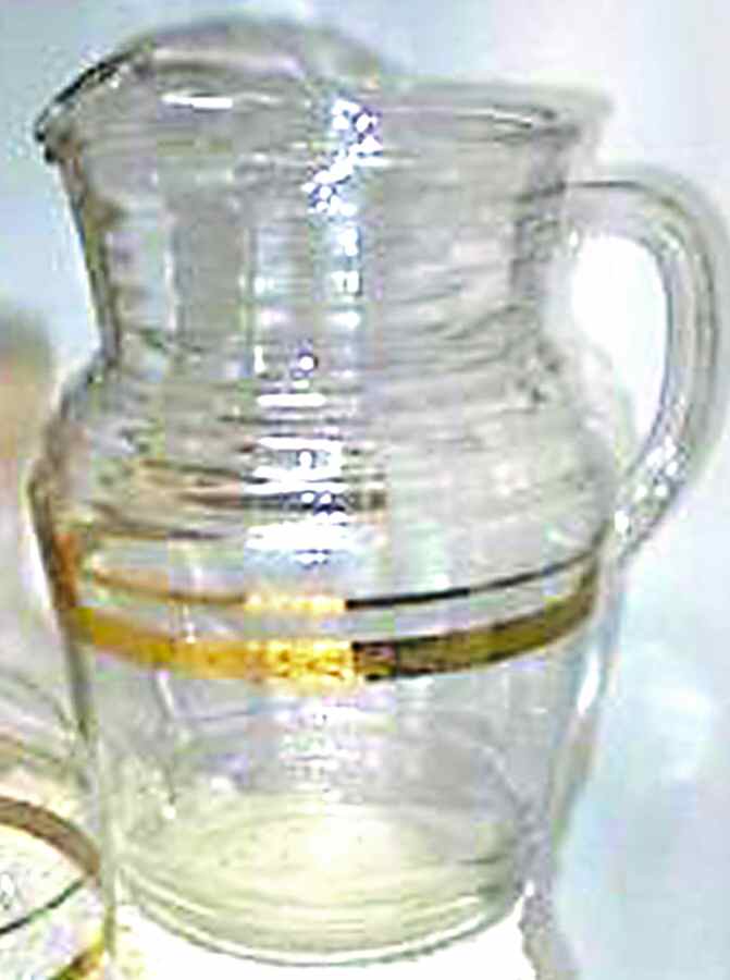 Golden Jubilee Glassware Pitcher by Taylor, Smith & Taylor (Ts&T)-1