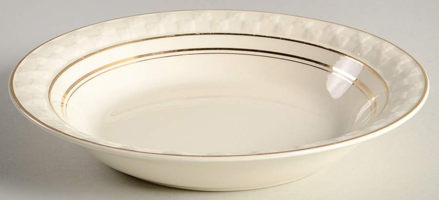 Golden Jubilee Rim Soup Bowl by Taylor, Smith & Taylor (Ts&T)-1