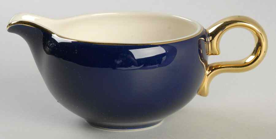 Golden Wheat Blue Creamer by Taylor, Smith & Taylor (Ts&T)-1