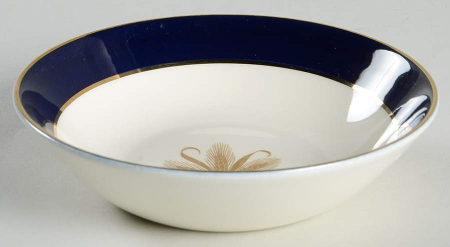 Golden Wheat Blue Fruit/Dessert (Sauce) Bowl by Taylor, Smith & Taylor (Ts&T)-1