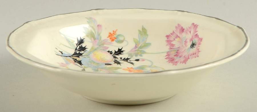 Heathertone Rim Fruit/Dessert (Sauce) Bowl by Taylor, Smith & Taylor (Ts&T)-1