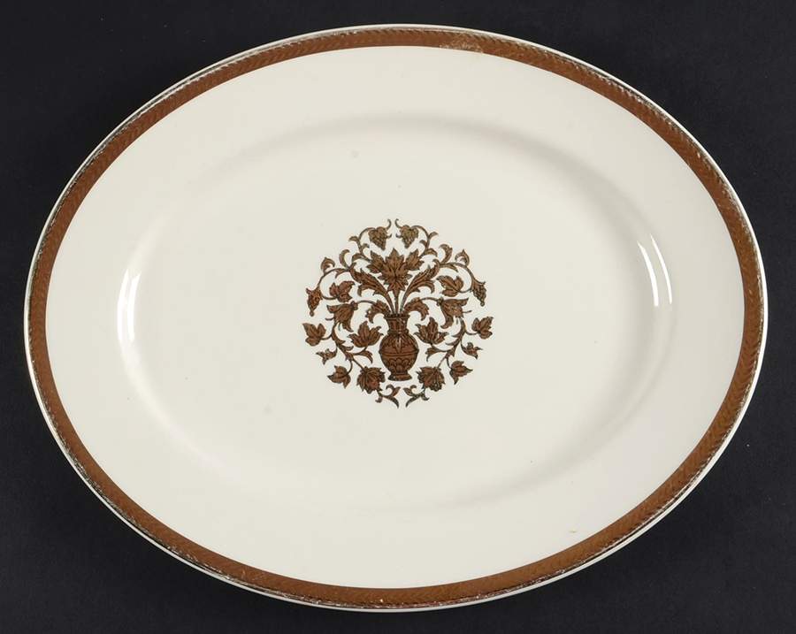 Heirloom 13" Oval Serving Platter by Taylor, Smith & Taylor (Ts&T)-1