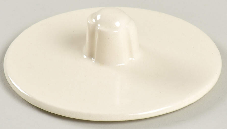 Holly and Spruce (Red Trim) Lid for Sugar Bowl by Taylor, Smith & Taylor (Ts&T)-1