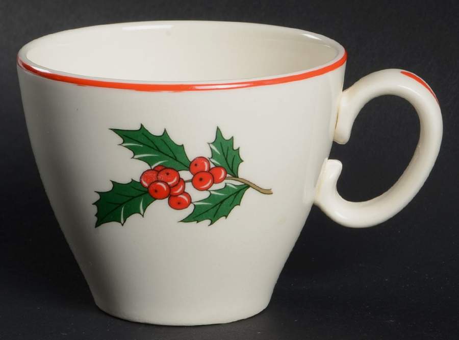 Holly and Spruce (Red Trim) Snack Cup by Taylor, Smith & Taylor (Ts&T)-1