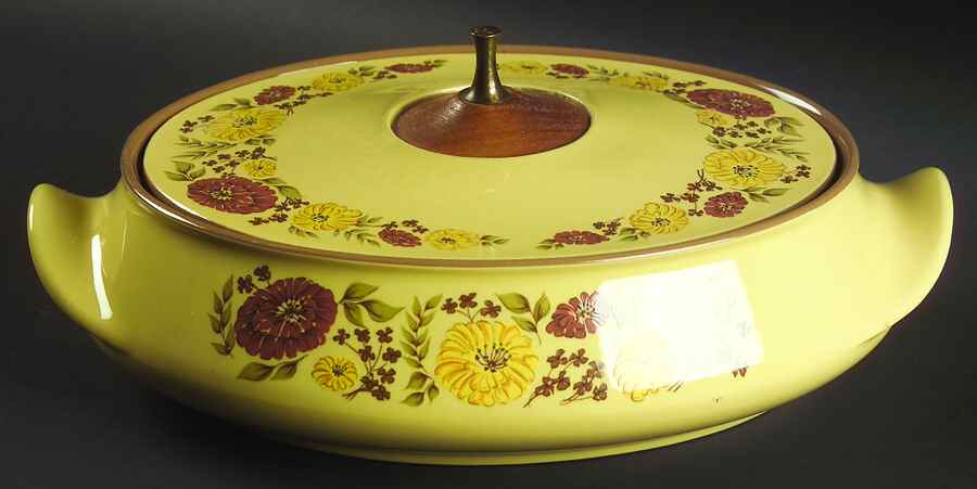 Indian Summer 2 Quart Oval Covered Casserole by Taylor, Smith & Taylor (Ts&T)-1